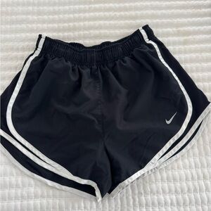 Nike child girls  Black and White Athletic Shorts